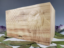 Load image into Gallery viewer, Patriotic Myrtlewood Urn