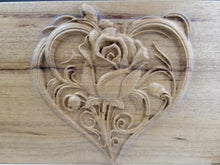 Load image into Gallery viewer, Heart and Rose Urn