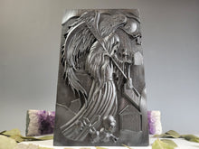Load image into Gallery viewer, Midnight Black Angel of Death Cremation Urn