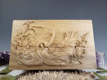 Load image into Gallery viewer, Swan Couple Cremation Urn