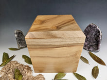 Load image into Gallery viewer, Large Myrtlewood Cube Urn