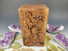 Load image into Gallery viewer, Walnut Dragon and Phoenix Urn