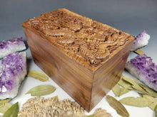 Load image into Gallery viewer, Walnut Dragon and Phoenix Urn
