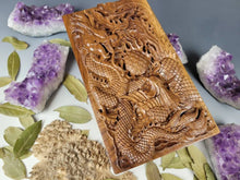 Load image into Gallery viewer, Walnut Dragon and Phoenix Urn