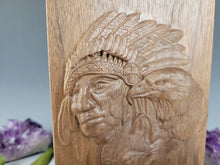 Load image into Gallery viewer, Native American Man Walnut Urn