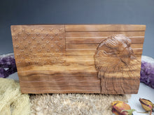 Load image into Gallery viewer, Patriotic Walnut Urn