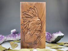 Load image into Gallery viewer, Native American Woman Walnut Urn