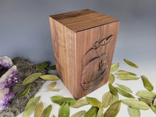 Load image into Gallery viewer, Veteran With Eagle Walnut Urn