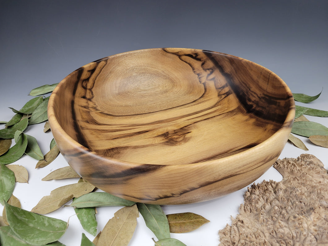 Extra large Myrtlewood salad bowl