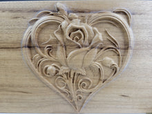 Load image into Gallery viewer, Heart and Rose Urn
