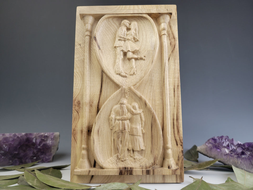 Life in a Hourglass Cremation Urn