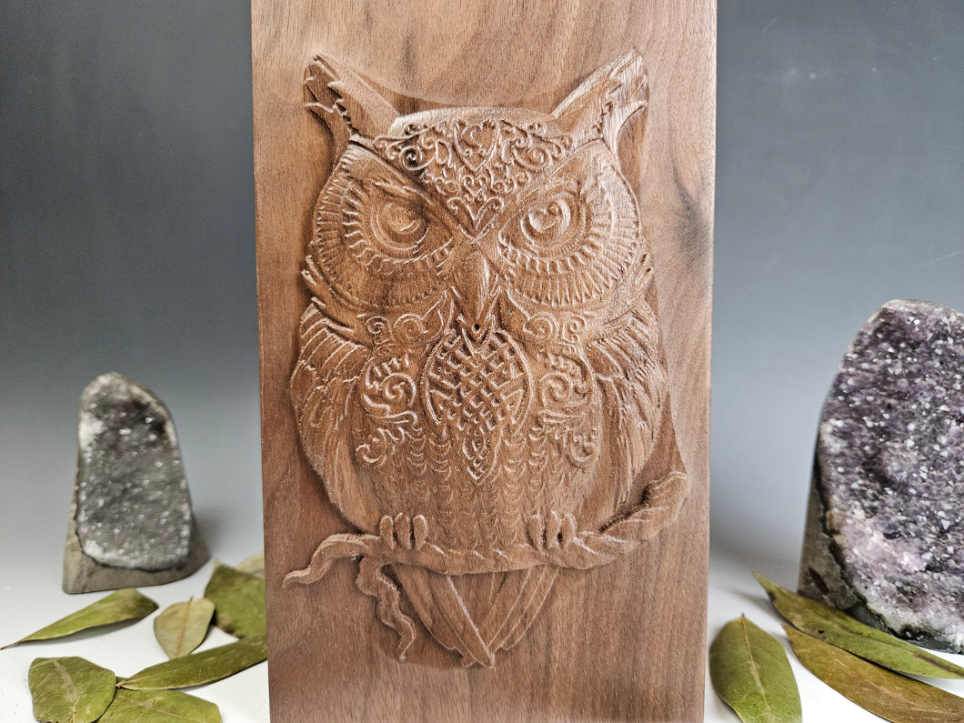 Owl Cremation Urn